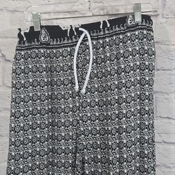 Urban Coco Elephant Print Harem Pants Comfy Casual Bohemian Jogger Pockets Women - Picture 3 of 10